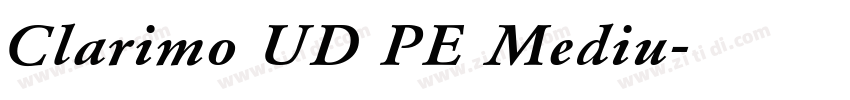 Clarimo UD PE Mediu字体转换